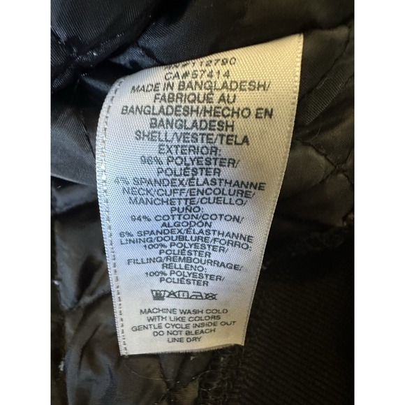 True‎ Religion Jacket Mens 2XL Jet Black Arch Suede Bomber Button Designer Retro - Picture 6 of 6